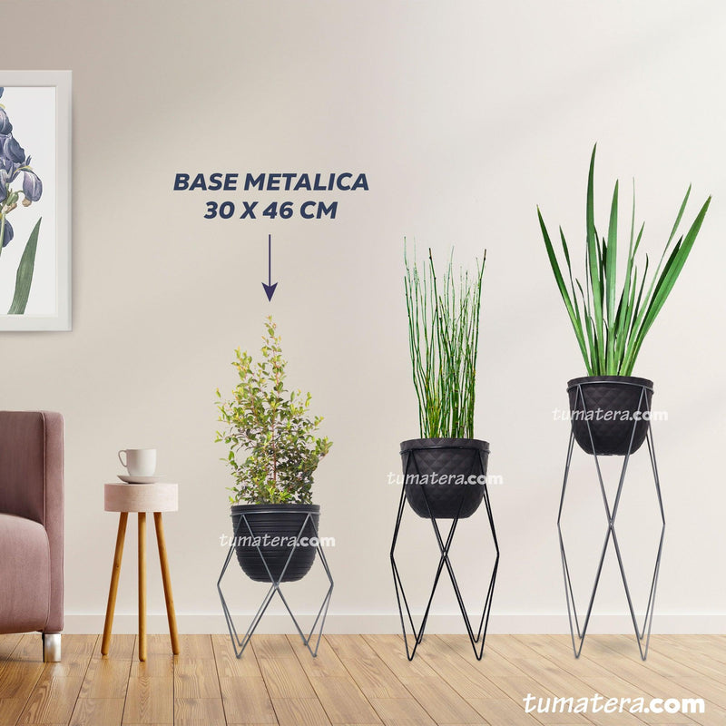 BASE METÁLICA 30 X 46 CM - Tumatera.co