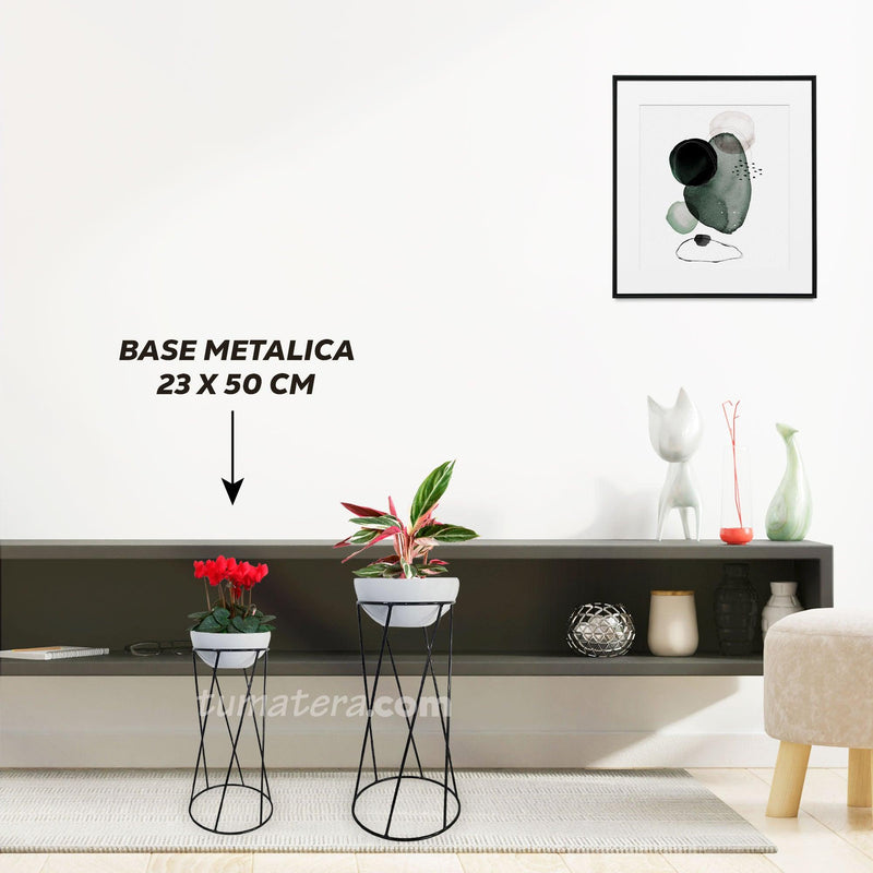 BASE METÁLICA 23 X 50 CM - Tumatera.co