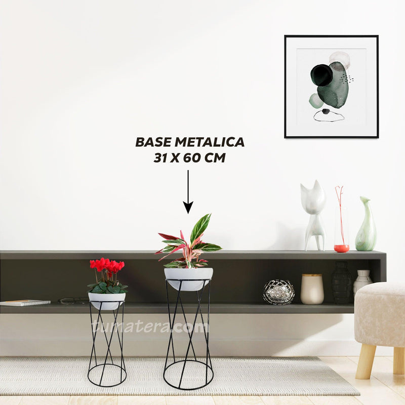 BASE METÁLICA 31 X 60 CM - Tumatera.co