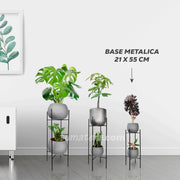 BASE METÁLICA SIBARI 21 x 55 CM - Tumatera.co