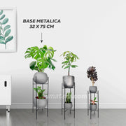 BASE METÁLICA SIBARI 32 x 75 CM - Tumatera.co