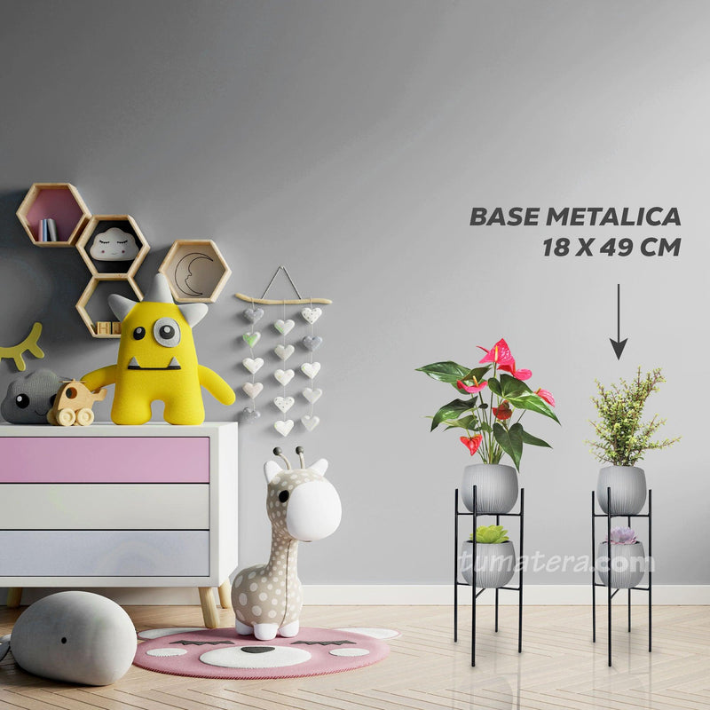 BASE METÁLICA CIRELA 18 x 49 CM - Tumatera.co