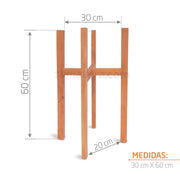 BASE MADERA 30 X 60 CM - Tumatera.co
