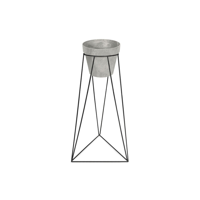 KIT MATERA CUBE BETON 20 CM + BASE GENOVA 20 X 60 CM - Tumatera.co