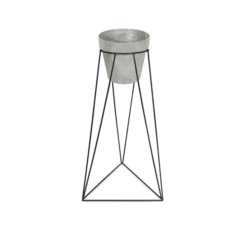 KIT MATERA CUBE BETON 20 CM + BASE GENOVA 20 X 70 CM - Tumatera.co