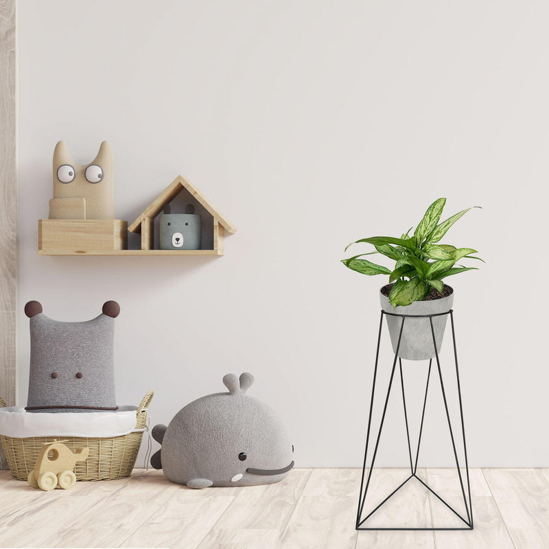 KIT MATERA CUBE BETON 20 CM + BASE GENOVA 20 X 70 CM - Tumatera.co