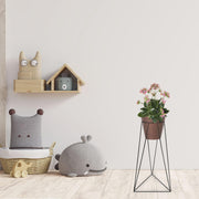 KIT MATERA TUBUS CORTEN 20 CM + BASE GENOVA 20 X 70 CM - Tumatera.co