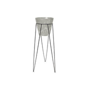 KIT MATERA TUBUS BETON 20 CM + BASE VERONA 20 X 60 CM - Tumatera.co