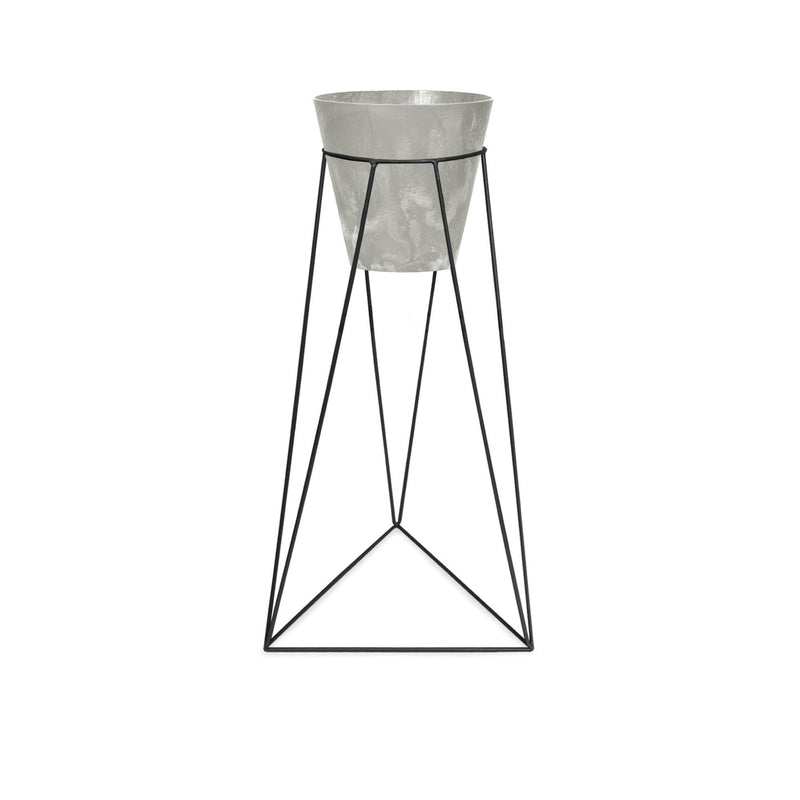 KIT MATERA TUBUS BETON 20 CM + BASE GENOVA 20 X 70 CM - Tumatera.co
