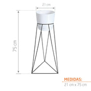 KIT MATERA COUBI ROUNDN 21 CM + BASE GENOVA 20 X 60 CM - Tumatera.co