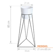 KIT MATERA COUBI ROUNDN 21 CM + BASE GENOVA 20 X 70 CM - Tumatera.co