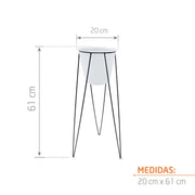 KIT MATERA FURU 20 CM + BASE VERONA 20 X 60 CM - Tumatera.co