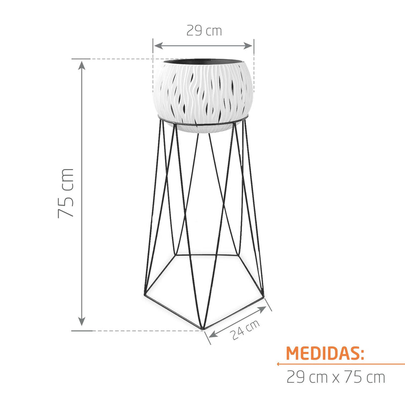 KIT MATERA SANDY BOWL 29 CM + BASE IMPERIA 27 X 60 CM - Tumatera.co
