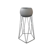 KIT MATERA BETON BOWL 29 CM + BASE IMPERIA 27 X 60 CM - Tumatera.co