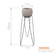 KIT MATERA BALL GROOVE 21 CM + BASE VERONA 20 X 60 CM - Tumatera.co