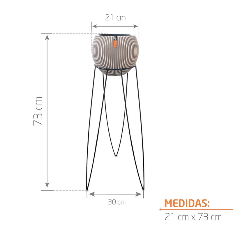 KIT MATERA BALL GROOVE 21 CM + BASE VERONA 20 X 60 CM - Tumatera.co