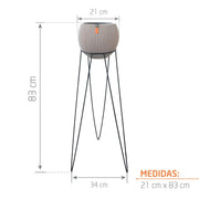 KIT MATERA BALL GROOVE 21 CM + BASE VERONA 20 X 70 CM - Tumatera.co
