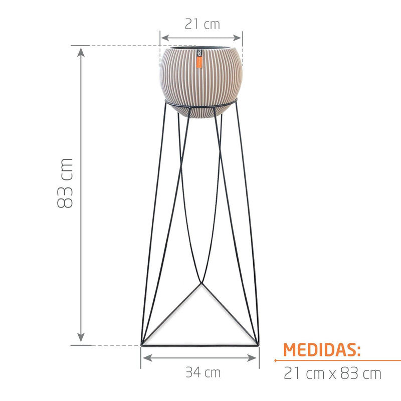 KIT MATERA BALL GROOVE 21 CM + BASE GENOVA 20 X 70 CM - Tumatera.co
