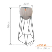 KIT MATERA BALL GROOVE 29 CM + BASE IMPERIA 27 X 60 CM - Tumatera.co