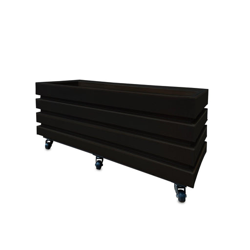 KIT JARDINERA ACANALADA 100 CM + PIATTO 97 X 32 CM - Tumatera.co