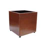 MATERA METÁLICA LISA CUADRADA 50 CM - Tumatera.co