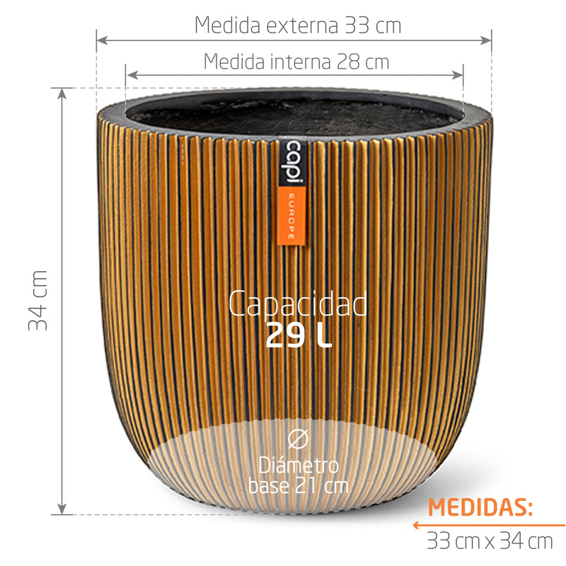 MATERA BALL GROOVE GOLD 35 CM - Tumatera.co