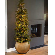 MATERA VASE GROOVE GOLD 40 CM - Tumatera.co