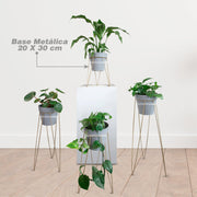 KIT MATERA CUBE BETON + BASE 20 X 30 CM - Tumatera.co
