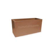 Jardinera Polietileno 59 x 24 cm color café claro