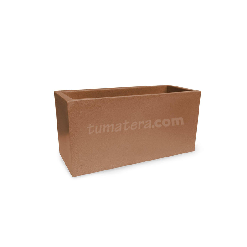 Jardinera Polietileno 59 x 24 cm color café claro