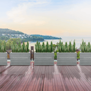 JARDINERA CEMENTO ACANALADA 100 X 60 CM - Tumatera.co