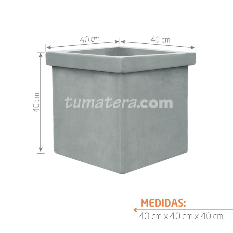MATERA CEMENTO CON BORDE 40 CM - Tumatera.co