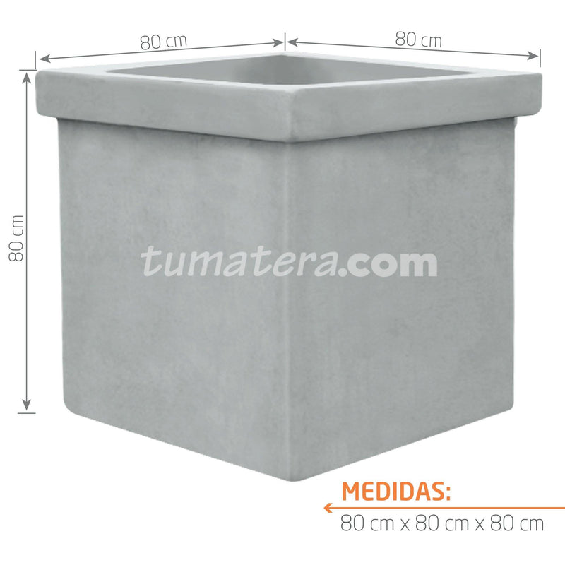 MATERA CEMENTO CON BORDE 80 CM - Tumatera.co