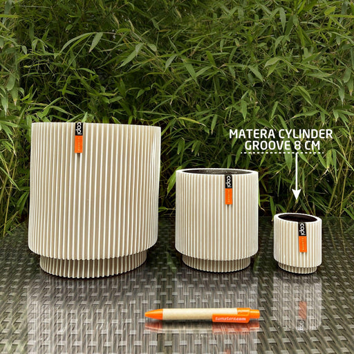 MATERA CYLINDER GROOVE 8 CM - Tumatera.co