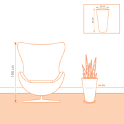 MATERA POLIETILENO CON LUZ LED 29 x 44 CM - Tumatera.co