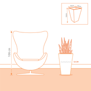 Matera Polietileno 35 x 53 cm vista plano