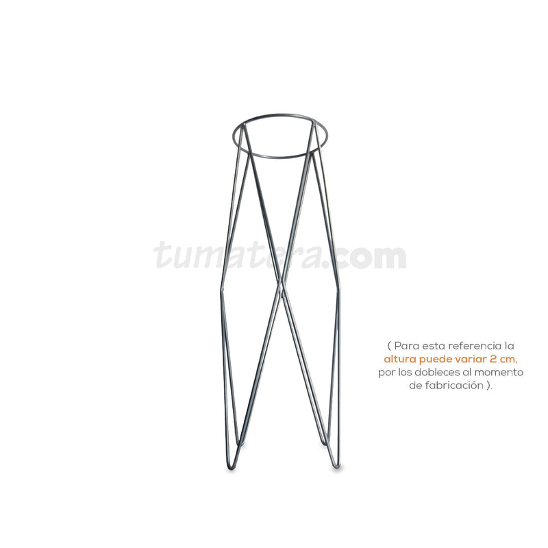 BASE METÁLICA 22 X 69 CM - Tumatera.co