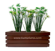 COMBO JARDINERA 100 X 45 CM CON PAPIROS - Tumatera.co