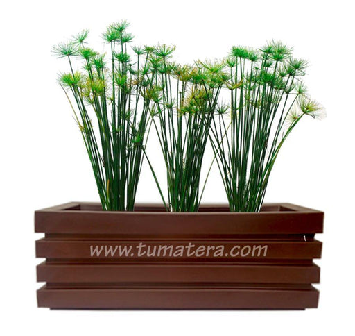 COMBO JARDINERA 100 X 45 CM CON PAPIROS - Tumatera.co