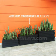 JARDINERA POLIETILENO 100 X 45 CM - Tumatera.co