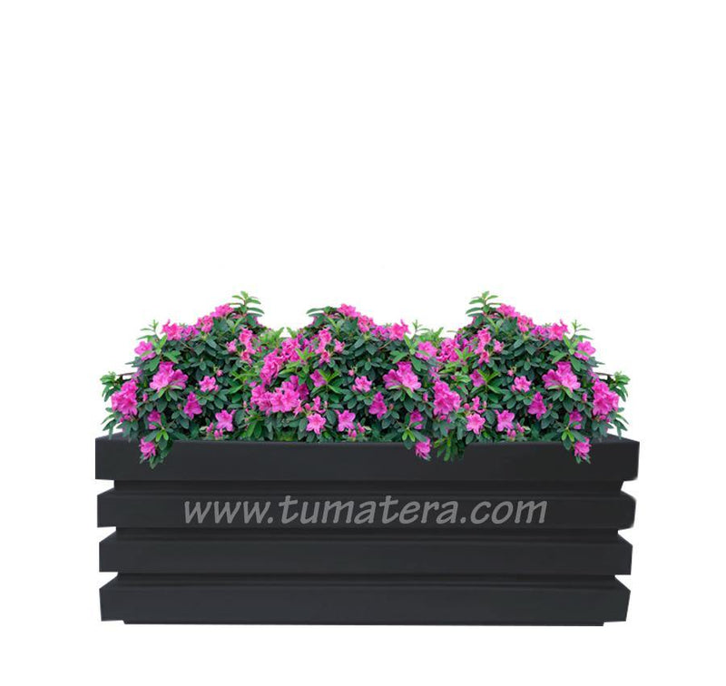COMBO JARDINERA 100 X 45 CM CON AZALEAS - Tumatera.co