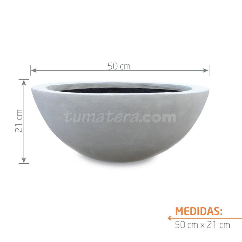 MATERA BOWL CEMENTO 50 CM - Tumatera.co