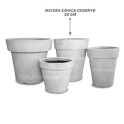 MATERA CONICA CEMENTO 56 CM - Tumatera.co
