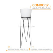 KIT MATERA COUBI + BASE 20 X 70 CM - Tumatera.co