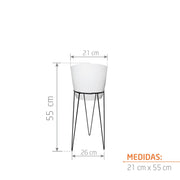 KIT MATERA COUBI + TIERRA + BASE 20 X 40 CM - Tumatera.co