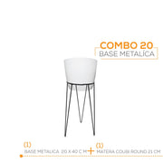 KIT MATERA COUBI + BASE 20 X 40 CM - Tumatera.co