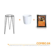 KIT MATERA COUBI + TIERRA + BASE 20 X 40 CM - Tumatera.co