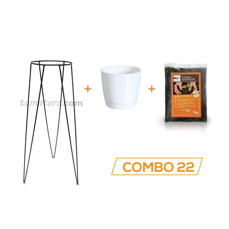 KIT MATERA COUBI + TIERRA + BASE 20 X 60 CM - Tumatera.co