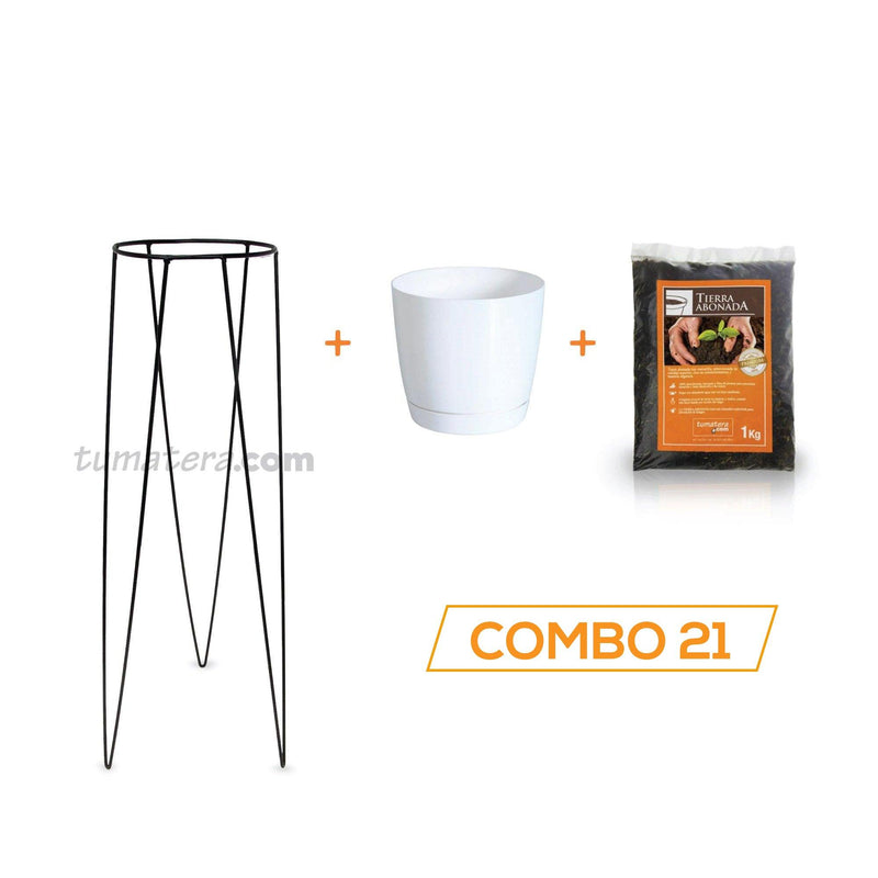 KIT MATERA COUBI + TIERRA + BASE 20 X 70 CM - Tumatera.co
