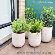 MATERA CONICA CEMENTO 60 CM - Tumatera.co